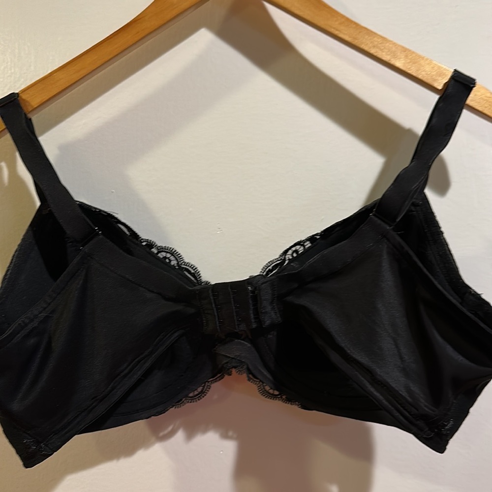 Soma Sensuous Sides Full Coverage Lace Bra Black - Picture 2 of 5